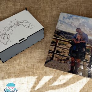 puzzle com caixa personalizado